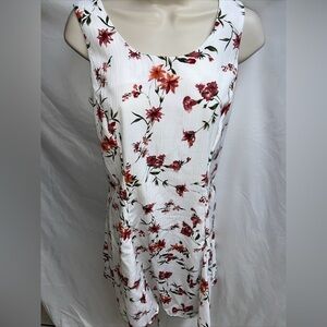 dby ltd Wonens size 9 White floral sundress